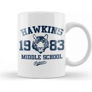 Baskı Dükkanı Hawkins Middle School Stranger Things Kupa