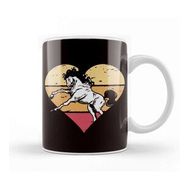 Baskı Dükkanı Heart Horse Fan Equestrian Sport Horses Riding Saddle Stable Kupa