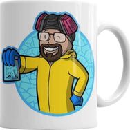 Baskı Dükkanı Heisenberg Walter White Breaking Bad Funny Sihirli Porselen Kupa