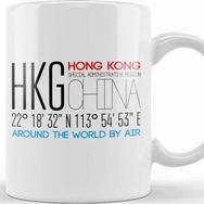 Baskı Dükkanı Hong Kong Sar China Text Art Kupa