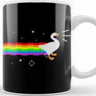 Baskı Dükkanı Honk Goose Nyan Cat Kupa