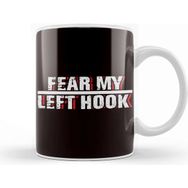 Baskı Dükkanı Hook Left Kickboxing Fighter Martial Arts Mma Coach Training Kupa