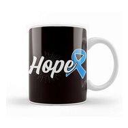 Baskı Dükkanı Hope Blue Ribbon Cure Child Abuse Prevention Awareness Month Kupa