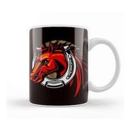 Baskı Dükkanı Horse Head Horseshoe Equestrian Sport Horses Riding Saddle Kupa