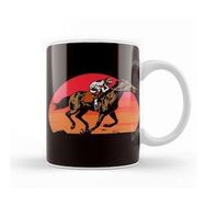 Baskı Dükkanı Horse Riding Racing Equestrian Sport Saddle Rider Horses Fan Kupa