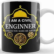 Baskı Dükkanı I Am A Civil Engineer Unless You Make Me Angry Kupa