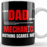 Baskı Dükkanı I Am A Dad And A Mechanic Nothing Scare Kupa