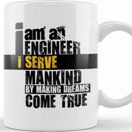 Baskı Dükkanı I Am An Engineer 03 Kupa