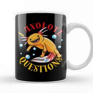 Baskı Dükkanı I Axolotl Questions Ask A Lot Of Questions Pun Kupa