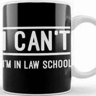 Baskı Dükkanı I Can T I M In Law School Law Future Lawyer Student Kupa
