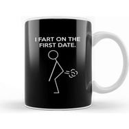 Baskı Dükkanı I Fart On A First Date Kupa
