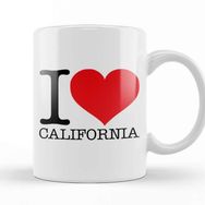 Baskı Dükkanı I Heart California Kupa
