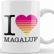 Baskı Dükkanı I Heart Magaluf Sunset Kupa