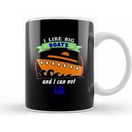 Baskı Dükkanı I Like Big Boats And I Can Not Lie Cruise Cruising Kupa