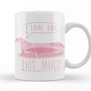 Baskı Dükkanı I Love You This Much Kupa