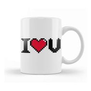 Baskı Dükkanı I Love You Video Game Heart 01 Kupa