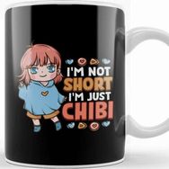 Baskı Dükkanı I M Not Short I M Just Chibi Little Anime Girl Kupa