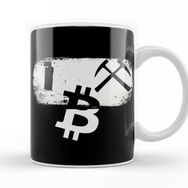 Baskı Dükkanı I Mine Bitcoin Novelty Pun Btc Mining Trading Kupa