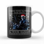 Baskı Dükkanı I Need Your Clothes Terminator Christmas Knit Kupa