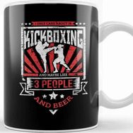 Baskı Dükkanı I Only Care About Kickboxing 3 People And Beer Kupa