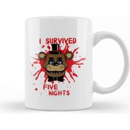 Baskı Dükkanı I Survived Five Nights Toys Kupa
