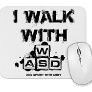Baskı Dükkanı I Walk With Mouse Pad