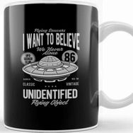 Baskı Dükkanı I Want To Believe Ufo Kupa