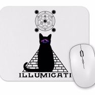 Baskı Dükkanı Illumicati Cat Kedi Mouse Pad