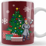 Baskı Dükkanı Inspector Gadget Around The Christmas Tree Kupa