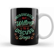 Baskı Dükkanı Introverted But Willing To Discuss Cats Cute Kitty Kupa