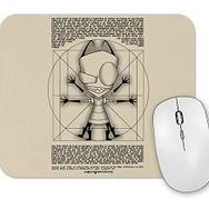Baskı Dükkanı Invader Zim Da Vince Irken Mouse Pad