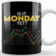 Baskı Dükkanı is It Monday Yet Funny Stock Market Daytrader Kupa