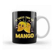 Baskı Dükkanı It Takes Two To Mango Funny Fruit Tango Food Pun Kupa