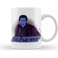 Baskı Dükkanı Jake Peralta Tell Me Why Brooklyn 99 Kupa Beyaz