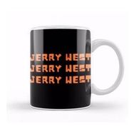 Baskı Dükkanı Jerry West Basketball Gifts Vintage Retro Rainbow Quotes For Boys And Dad Porselen Beyaz Kupa Bardak