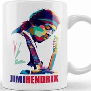 Baskı Dükkanı Jimi Hendrix Pop Art Kupa Bardak