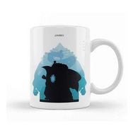 Baskı Dükkanı Jinbei One Piece In Silhouette Porselen Beyaz Kupa Bardak