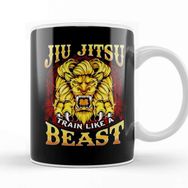 Baskı Dükkanı Jiu Jitsu Train Like A Beast Brazilian Bjj Mma Kupa Bardak