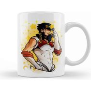 Baskı Dükkanı Jojo Bizarre Adventure Jotaro The Star Porselen Beyaz Kupa Bardak