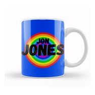 Baskı Dükkanı Jon Jones Vintage Retro Rainbow Style Warriors Design Wrestlers Gift Kupa