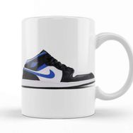 Baskı Dükkanı Jordan 1 Mid Gs Racer Blue Kupa