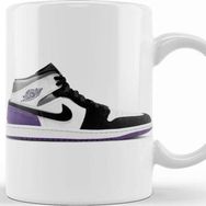 Baskı Dükkanı Jordan 1 Mid Se Purple Kupa