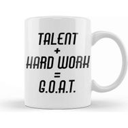 Baskı Dükkanı Jordan Talent Hard Work Goat Kupa