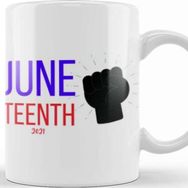 Baskı Dükkanı Juneteenth Day 2021 Kupa