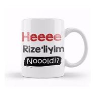 Baskı Dükkanı Karadeniz Sözleri Heeee Rizeliyim Noooldi Kupa Bardak