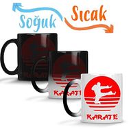 Baskı Dükkanı Karate 01 Sihirli Porselen Kupa
