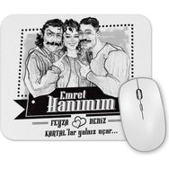 Baskı Dükkanı Kardeş Payı Emret Hanımım Mouse Pad