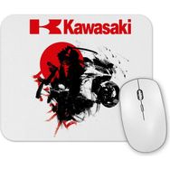 Baskı Dükkanı Kawasaki Ninja Japon Style Mouse Pad