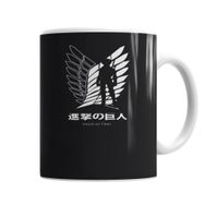 Baskı Dükkanı KB10005 Attack On Titan Porselen Kupa Bardak