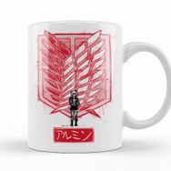 Baskı Dükkanı KB10027 Attack On Titan Traditional Armin Porselen Kupa Bardak